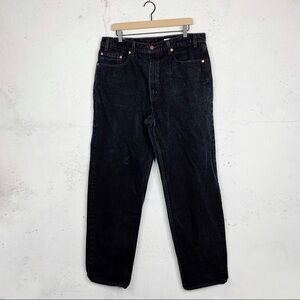 Black Levi’s 550 Relaxed Fit Vintage 90s Mom Jeans Size 38X32